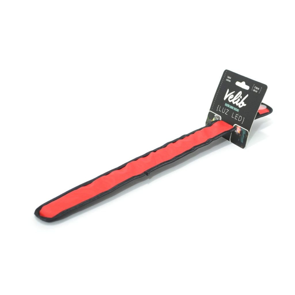 Brazalete led rojo Velib