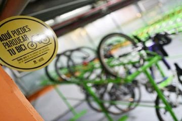 Cicloparqueadero en Bogotá - Foto: Secretaría Distrital de Movilidad