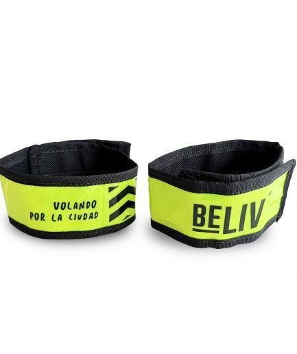 Bandas tobilleras reflectivas Beliv verdes