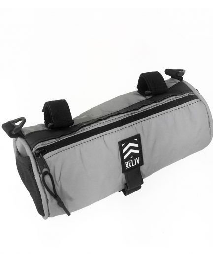 Cilindro/ Bar bag Beliv plateado reflectivo